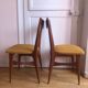4 Scandinavian teak and fabric chairs, 1960