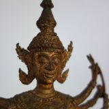 Golden bronze statue of Shiva on Nandi, India, mid-20th century.