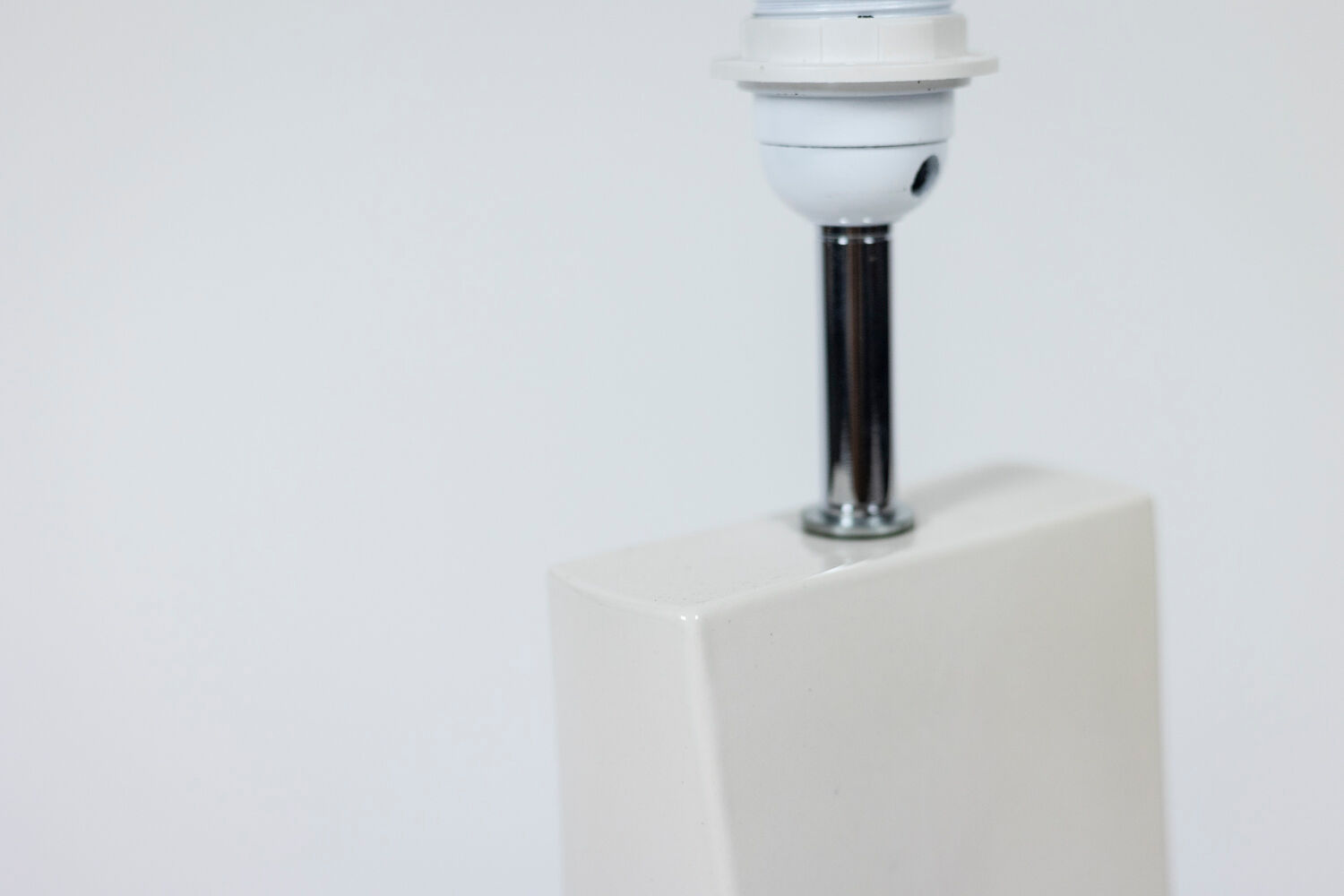 Lampe « sifflet » en céramique, années 1980