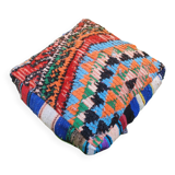 Moroccan carpet pouf