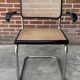 Chaise Cesca B64 avec accoudoirs by Marcel Breuer Design en noir