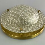 Plafonnier verre espace design lampe Fischer Leuchten