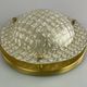70s Fischer Leuchten ceiling lamp glass space design lamp 70s