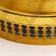 Planter on lion legs, made of golden metal
