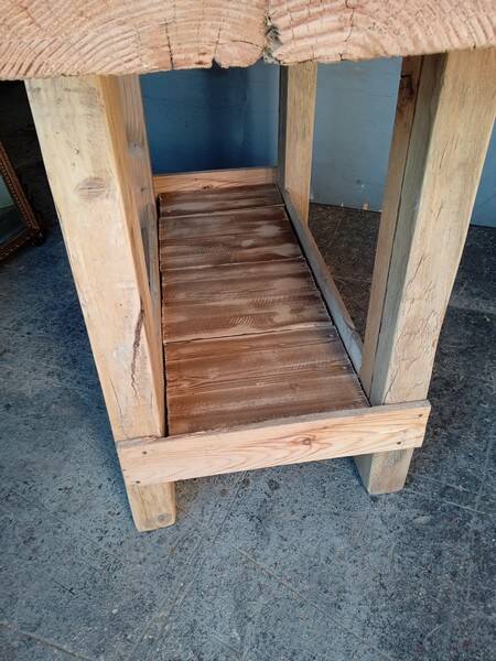 Workbench 120cm old solid wood