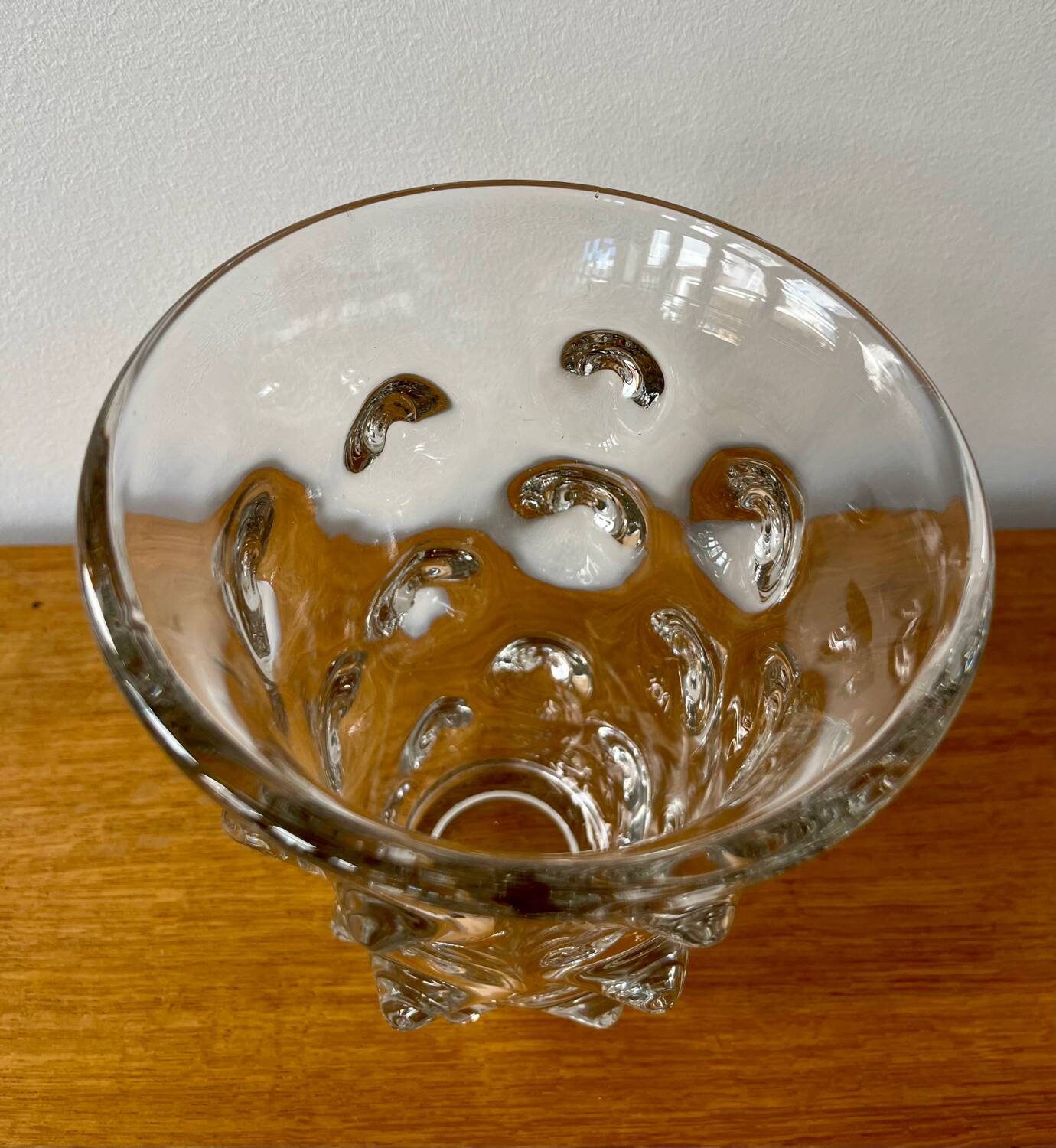 Vase « picots » H20cm années 70