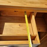 Grain merchant-style furniture with 6 drawers and a cupboard.