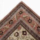 4x7 Brown Floral Vintage Persian Rug, 130x215Cm SK 2606