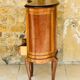 Commode style Louis XV en loupe d'orme et noyer