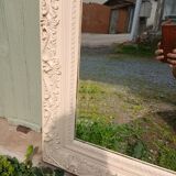 Miroir ancien en bois sculpté