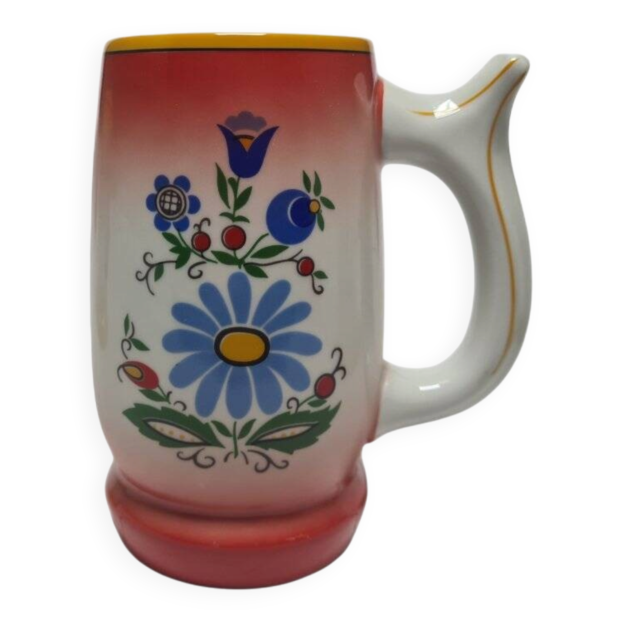 Postmodern beer cup from Lubjana, Poland, 1970s