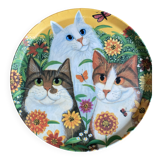 R2S tray artist Sylvia Huber Gaensslen - 3 cats