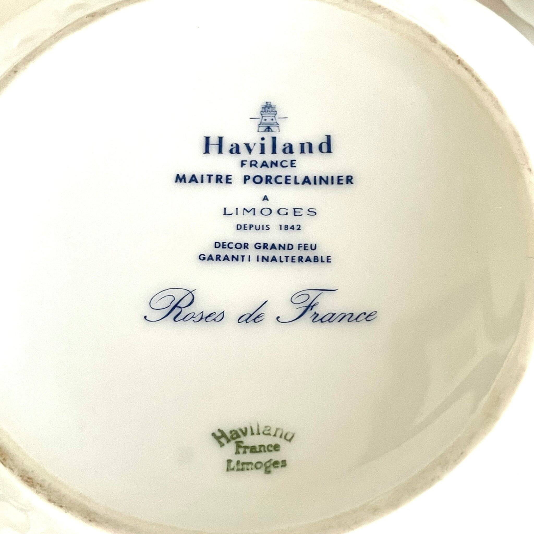 Porcelain Candy Box / Jewelry Box | Roses of France | Haviland