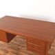 Mid-Century Danish Teak Desk by Gunnar Nielsen for Tibergaard, 1960s.