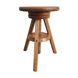 Wooden architect or watchmaker's stool, vintage