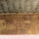 Woven wicker laundry basket