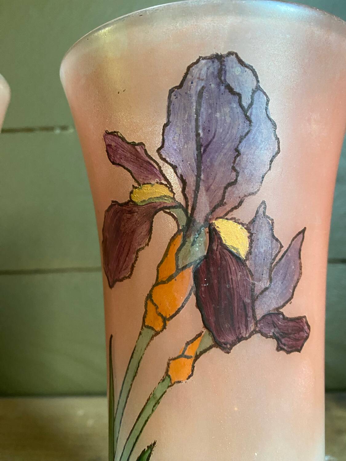 Paire de vases art nouveau début XXeme