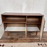 Vintage sideboard, formica spindle feet, 1960