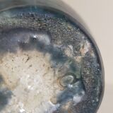 Ancient pottery with blue enamel 19th century