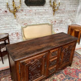 Provencal Buffet In Molded Oak Period Louis XV XVIII Eme Century