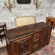 Provencal Buffet In Molded Oak Period Louis XV XVIII Eme Century
