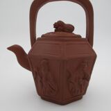 Yixing terracotta teapot signed