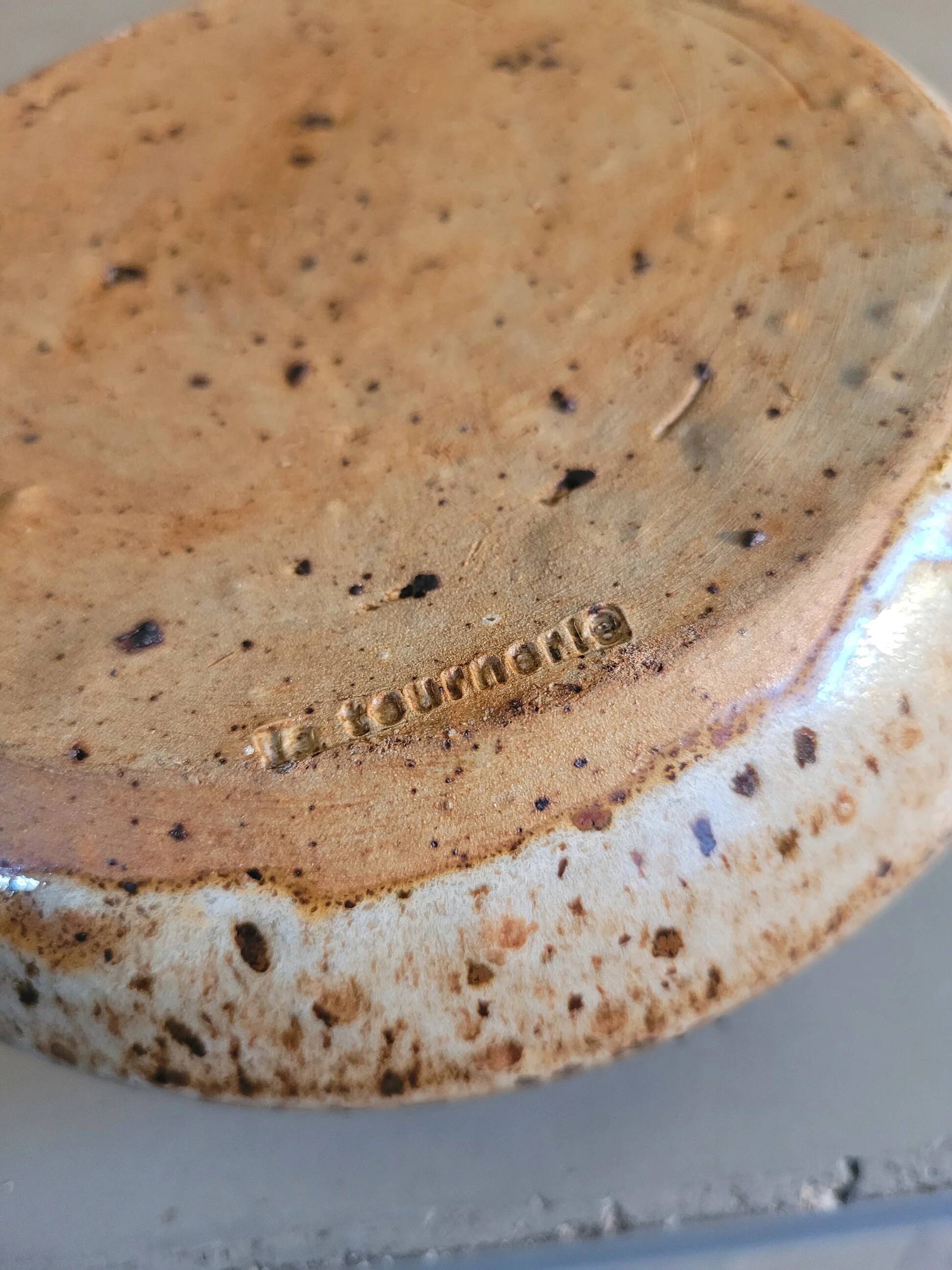 Art ceramic flower holder La Tournerie