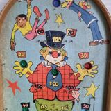 Old pinball toy game with its original box