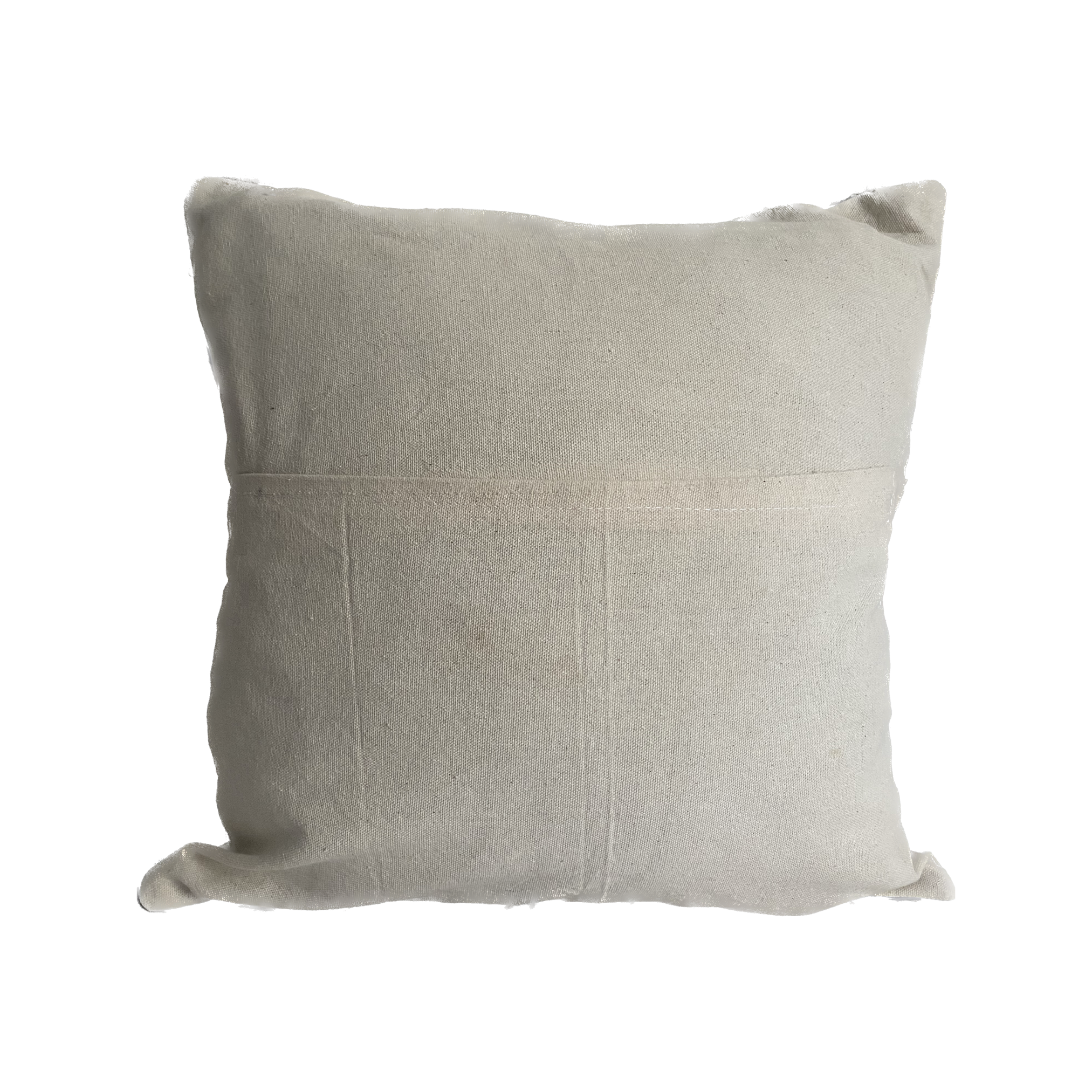 Ethnic wool cushion cover embroidered by hand 40x40 cm