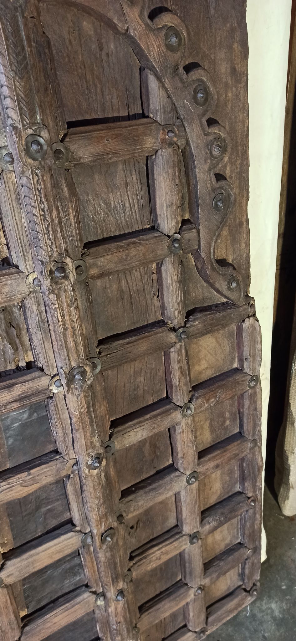 Old wooden door