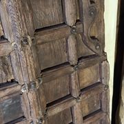 Old wooden door