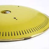 Rare round illuminated mid-century Hillebrand metal mirror from 1966