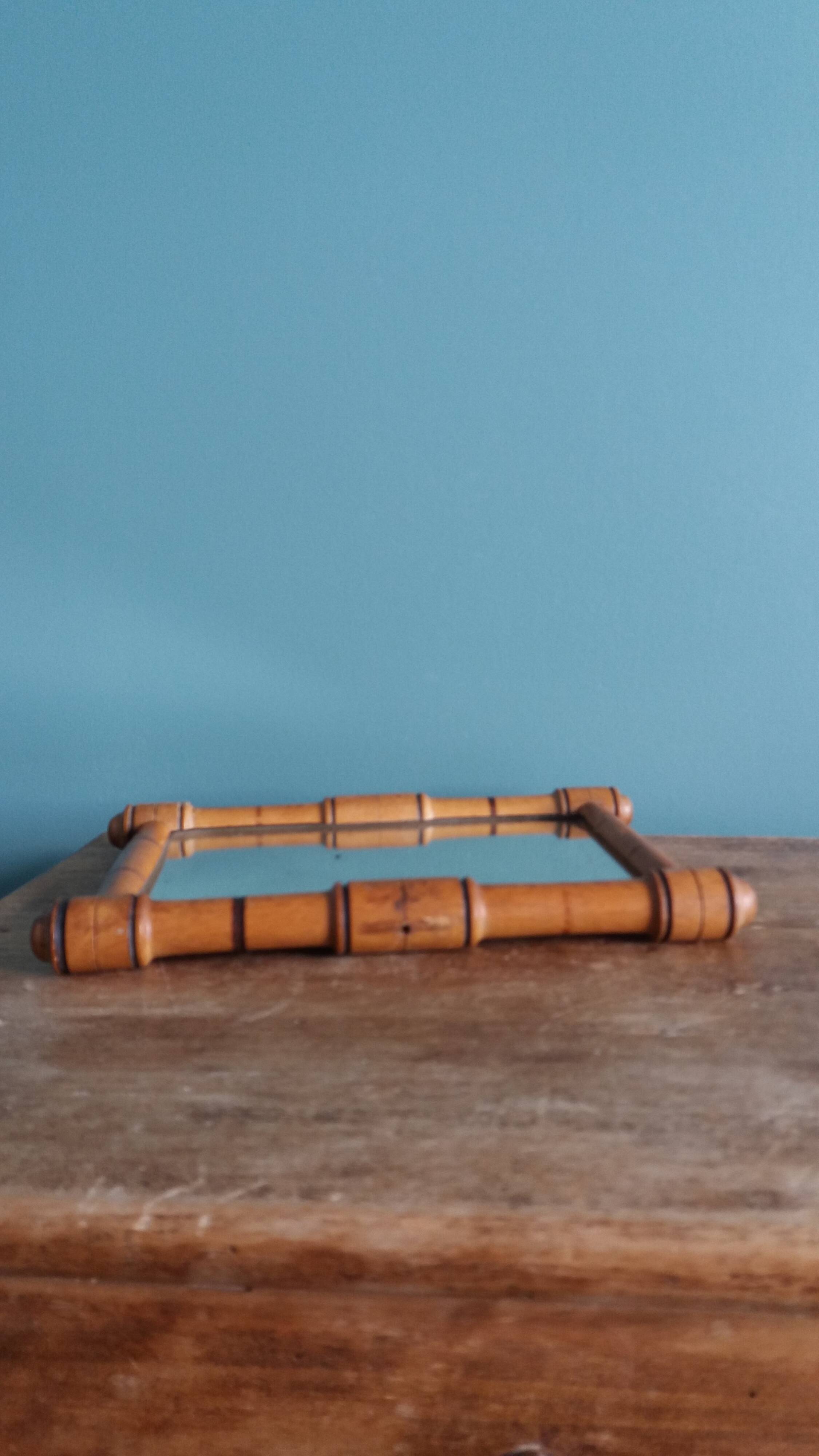 Wooden framed mirrors