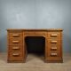 Bureau plat en caissons vintage