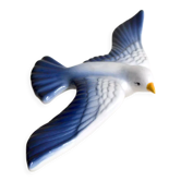 Oiseau en céramique vintage à accrocher
