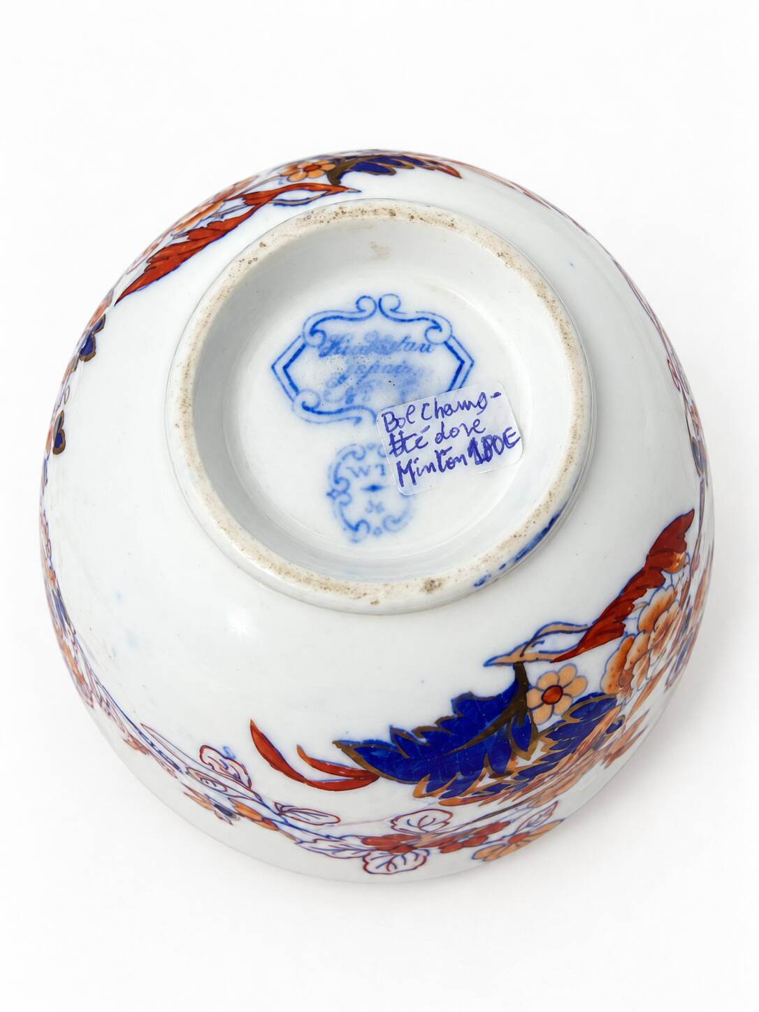 Set of antique Minton porcelain and Imari decoration – 19th century