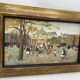Marko stupar oil on canvas framed park in paris