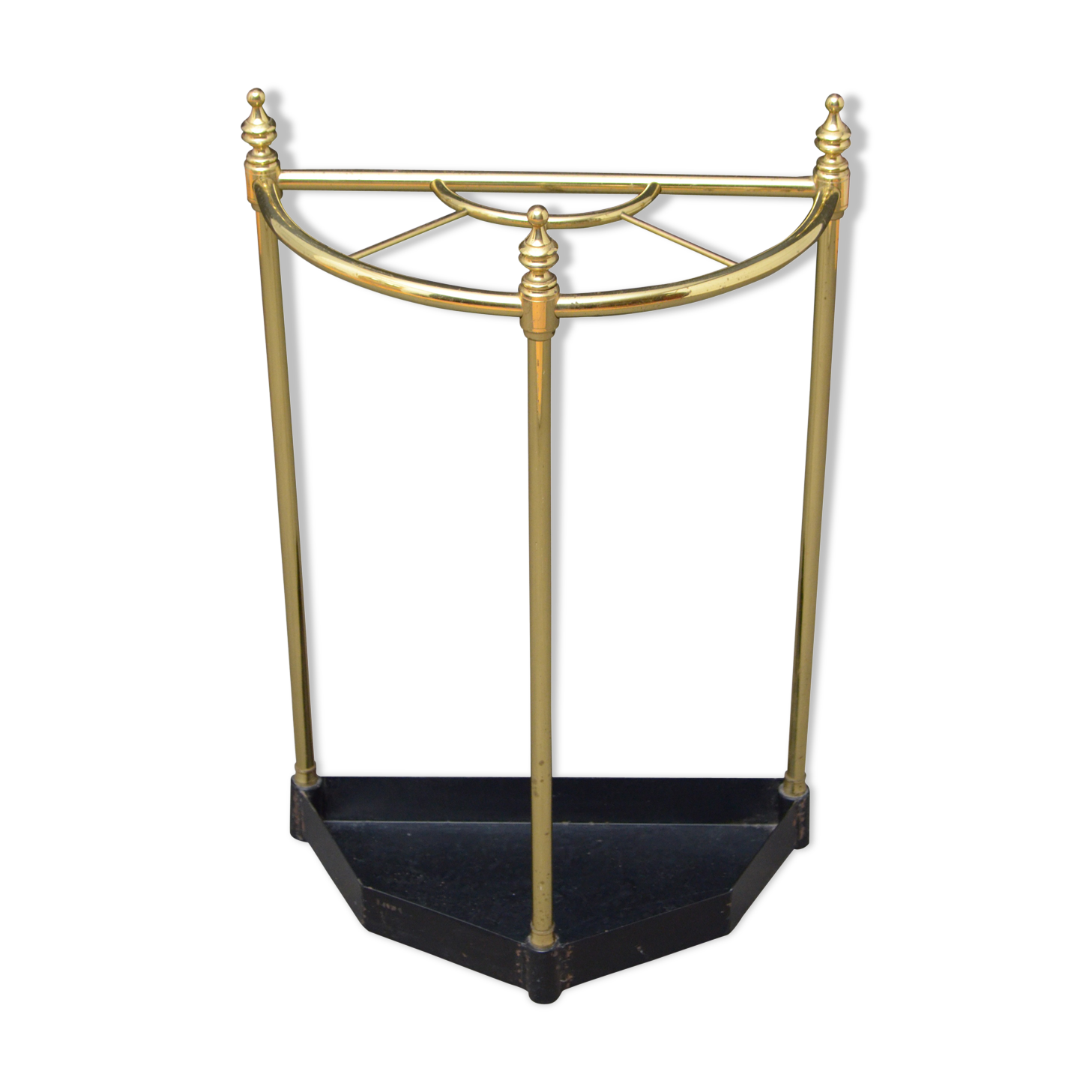 Porte-parapluie en laiton vintage