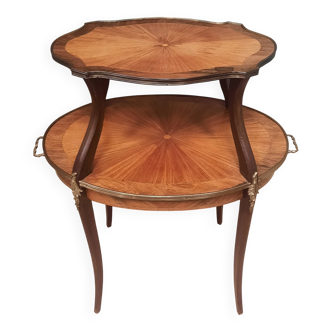 Two-tier dessert stand, 1900 Louis XV style.