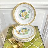 7 porcelain dessert plates
