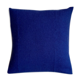 Navy blue wool cushion 40 cm