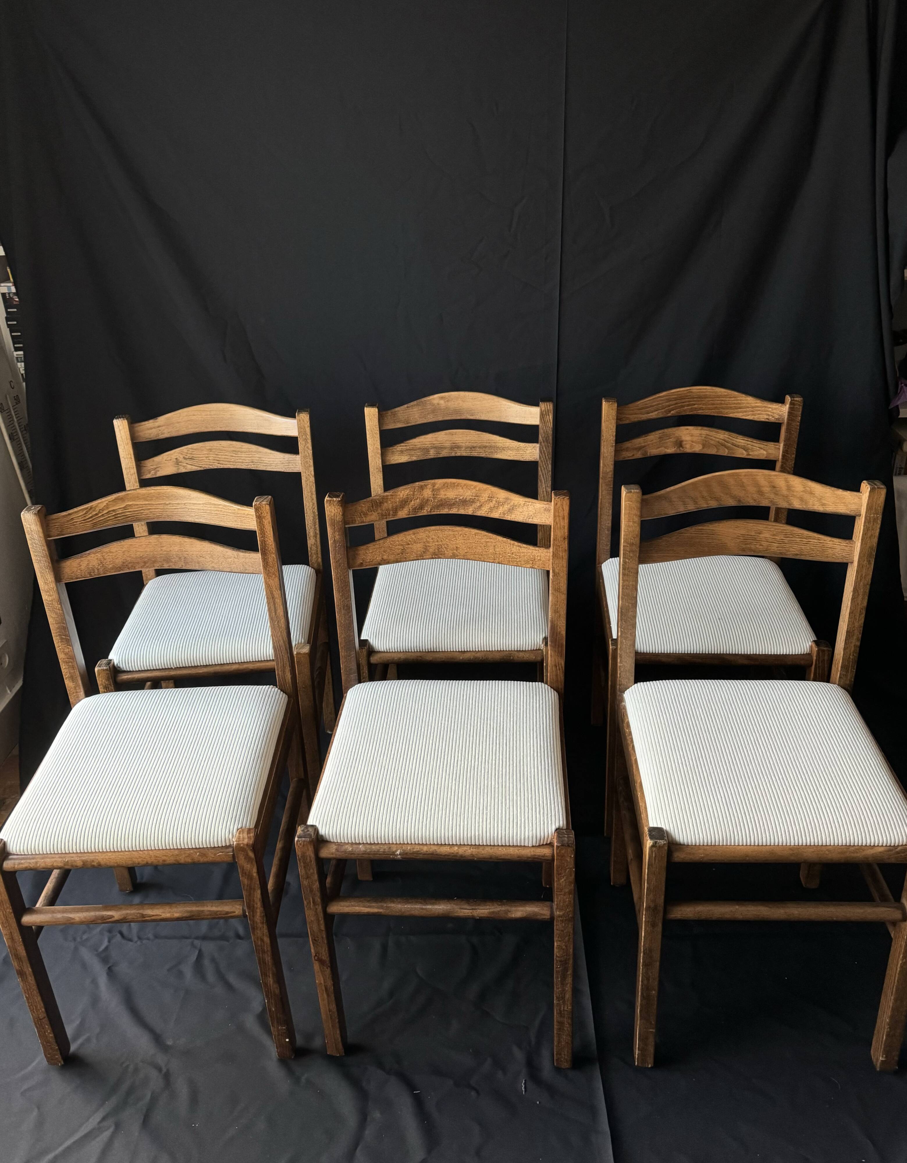 Set of 6 Baumann chairs