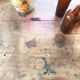 Table de ferme vintage en pin