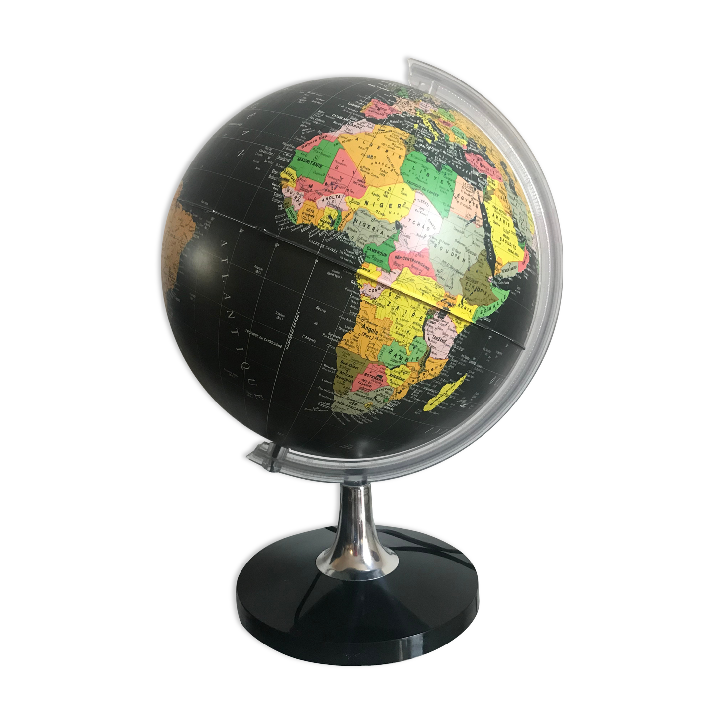 Light earth globe nova rico noir towards end 70/80