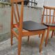 4 chaises scandinaves vintage