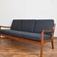 Danish teak Senator sofa by Ole Wanscher for Cado, 1960s