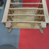 Oak chest of drawers with marble top, 1940-1950
