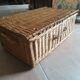 Antique wicker trunk