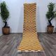 Handmade pure wool runner rug, size 75/300 cm.