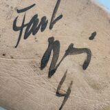 Small Vallauris dish with thistle